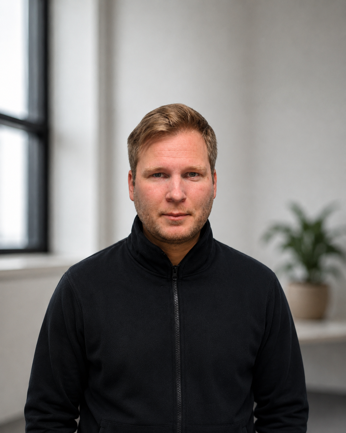 Elektriker från JTH Elinstallationer i samtal med kund